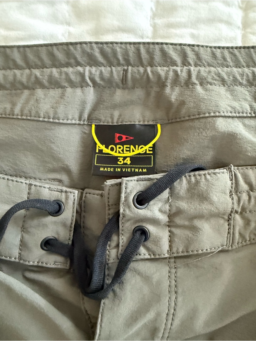 Florence Men's Olive Green Swim Board Shorts